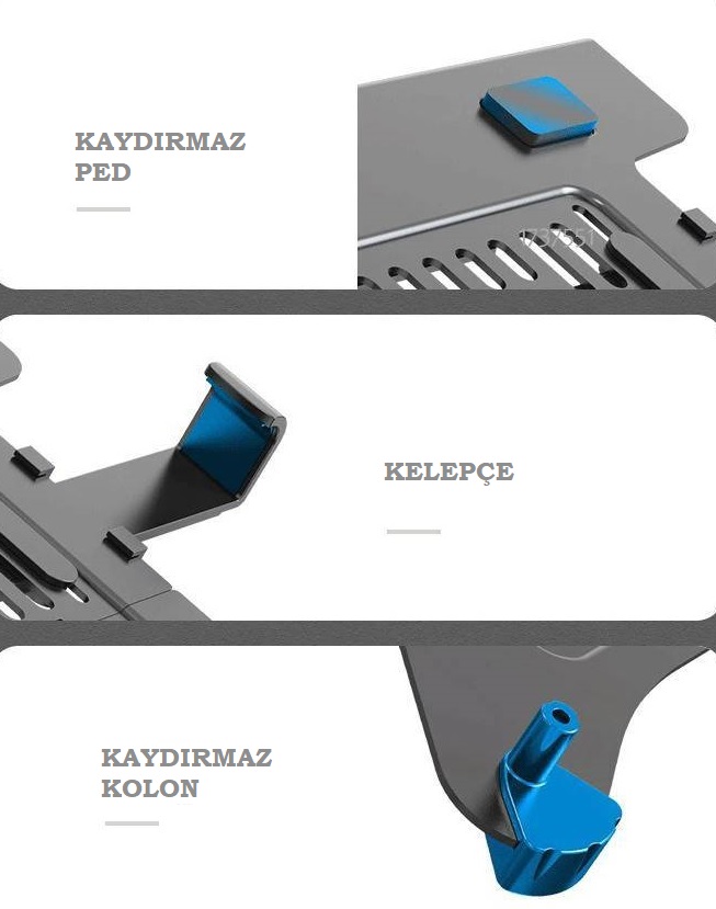 resimler/genel/NB Ergonomic NB FP-2  Vesa Montaj Laptop Standı Koyu Gri