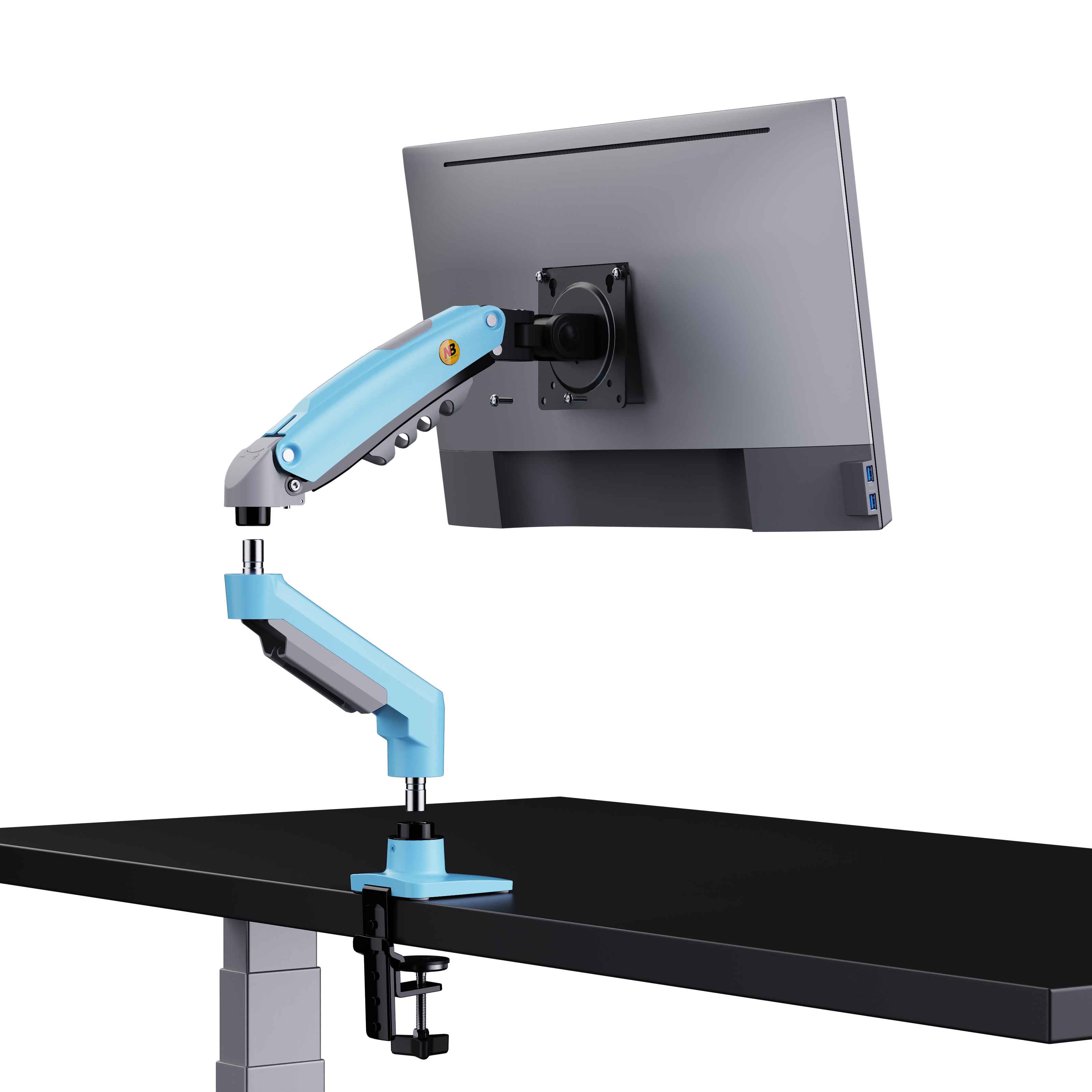 North Bayou Nb F80 Mavi 17-30 Amortisörlü 2-9 kg Monitör Standı