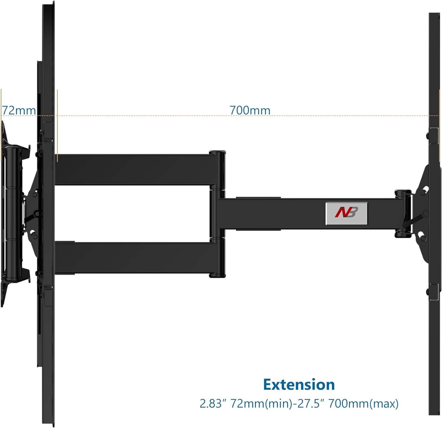 resimler/genel/NB Ergonomic NB SP5 Büyük Ekranlar Için 75inch-110inch Profosyonel Hareketli Tv Askı Aparatı