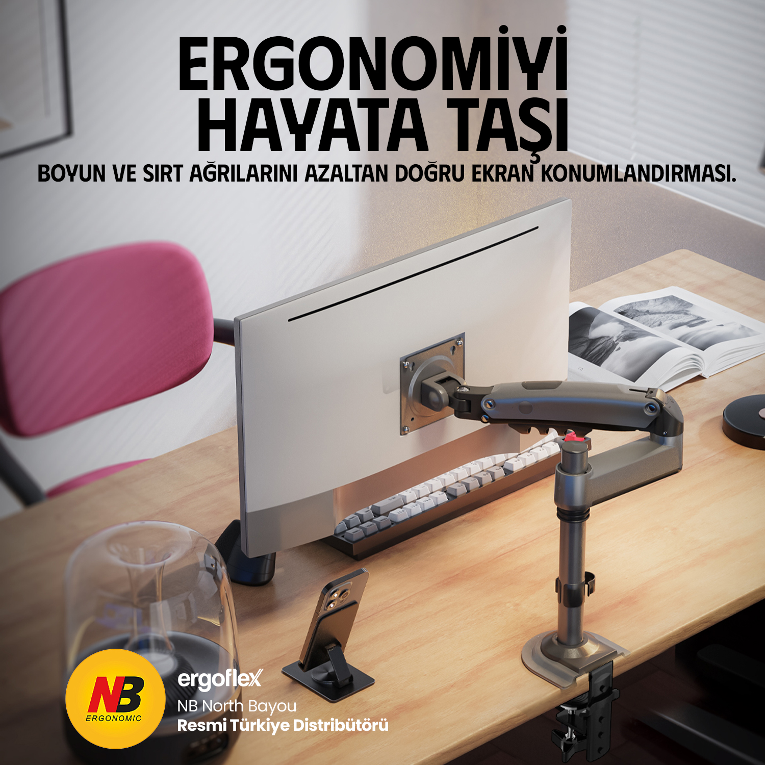resimler/genel/NB Ergonomic NB H100 17-32 inch Monitör Standı 2026 Versiyon