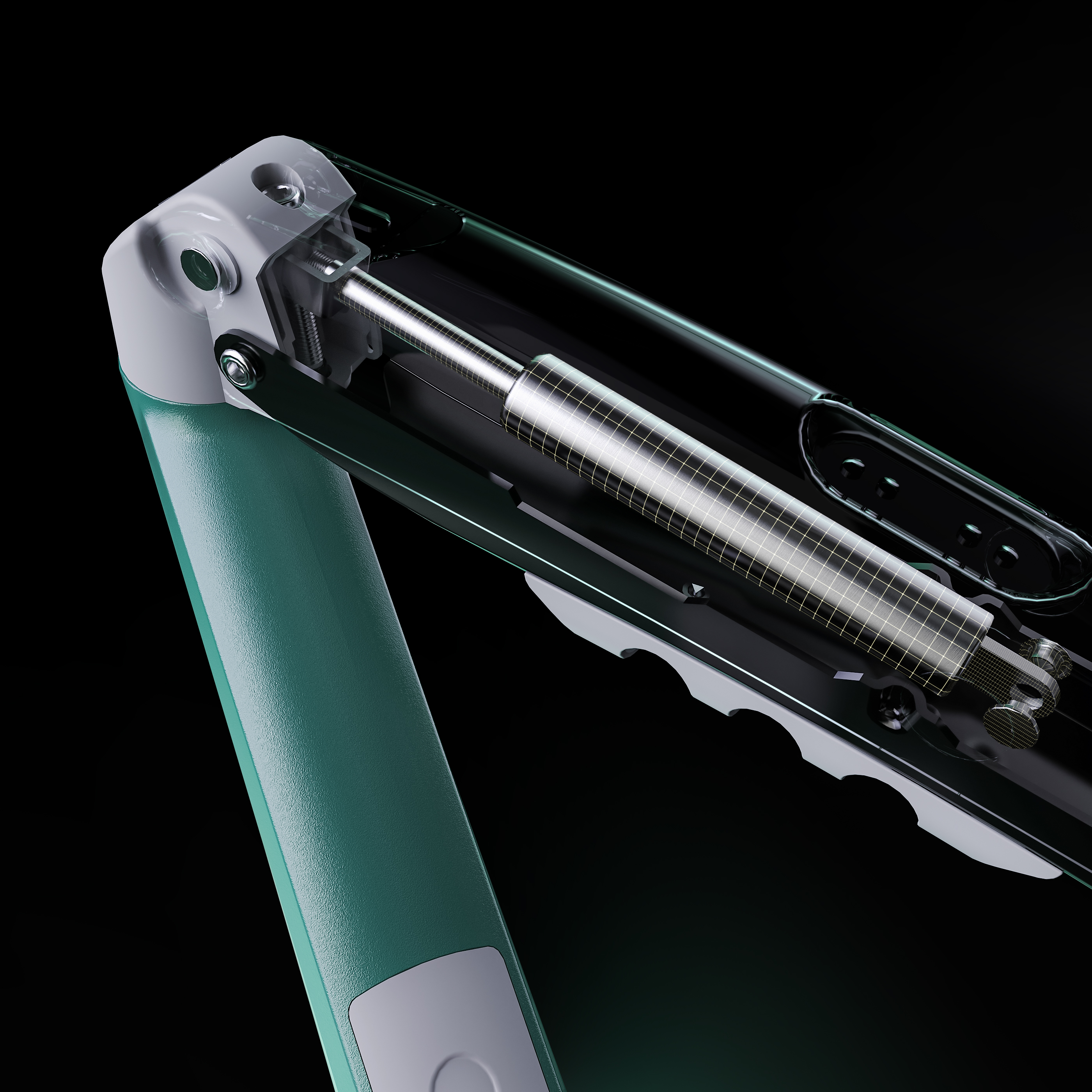 resimler/genel/NB North Bayou F80 Zeytin Yeşili 17-30 Amortisörlü 2-9 kg Monitör Standı