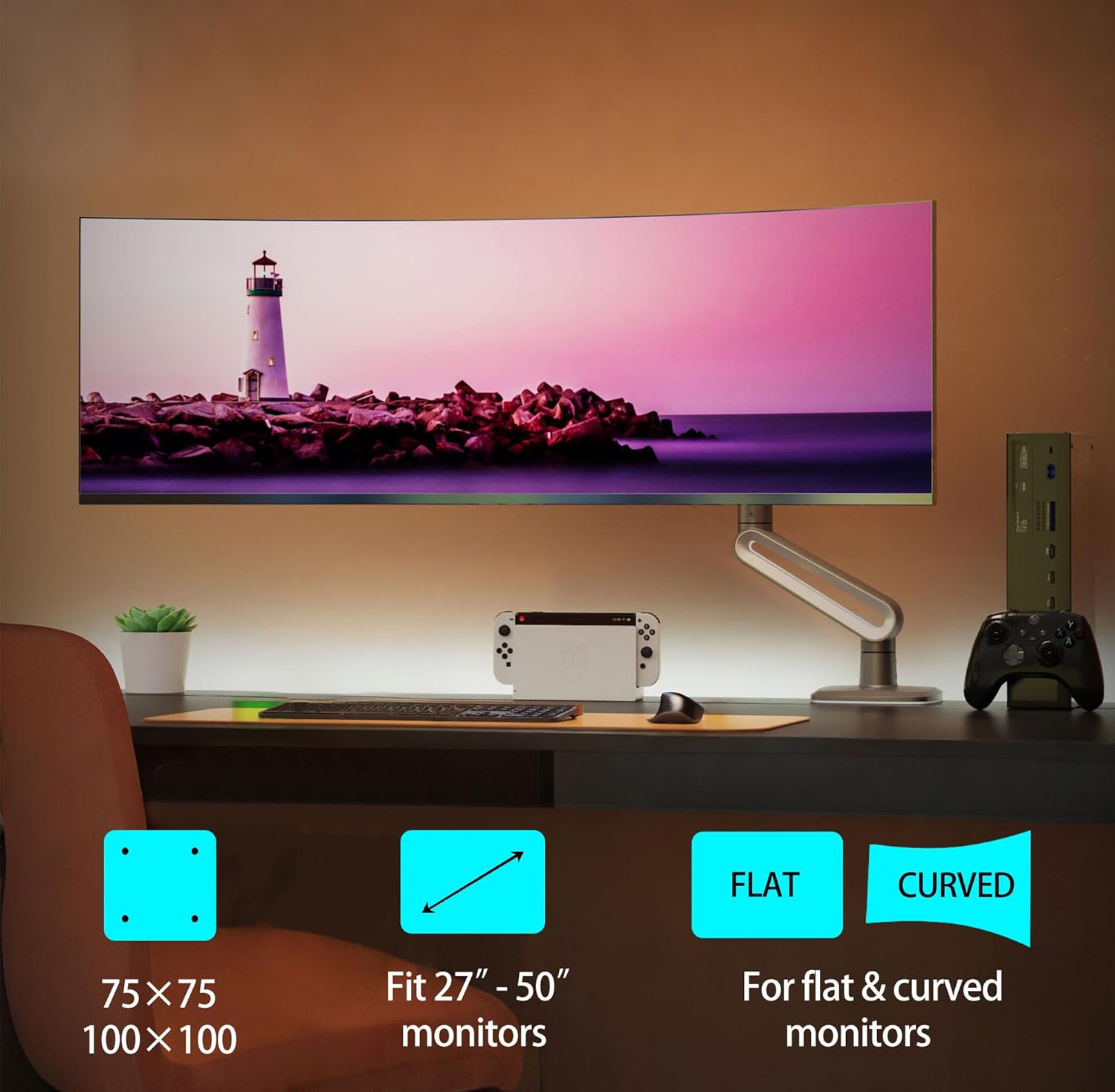 resimler/genel/NB North Bayou A6-Gaming , Profesyonel Oyuncu Monitör Standı