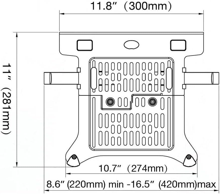 resimler/genel/NB Ergonomic NB FP-2 Vesa Montaj Laptop Standı Beyaz