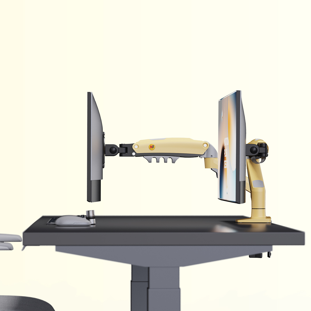 resimler/genel/North Bayou Nb F80 Lav Sarısı 17-30 Amortisörlü 2-9 kg Monitör Standı