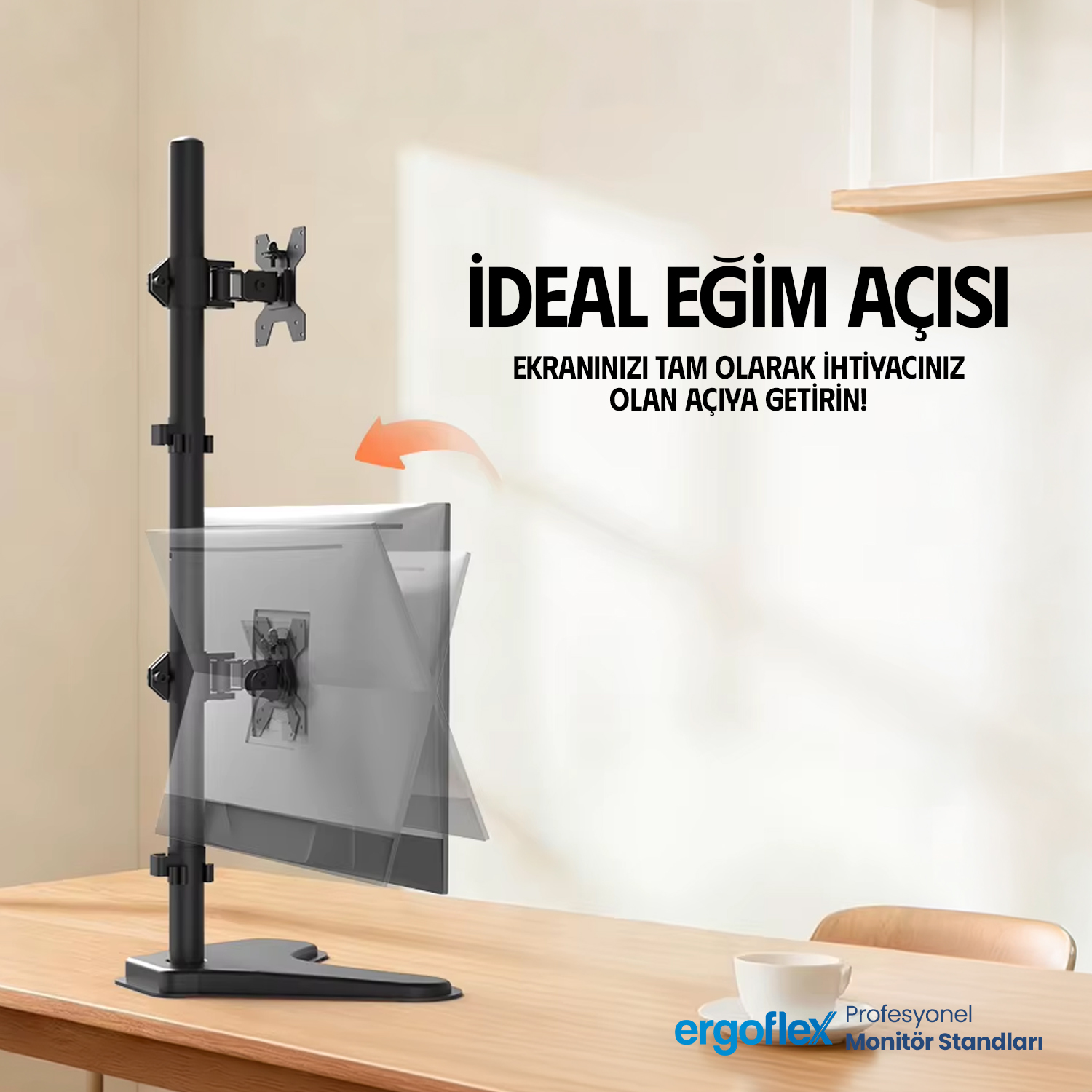 resimler/genel/Ergoflex EF73 13-27inch Çift Kol Asansörlü 2-8 kg Masaüstü Monitör Standı
