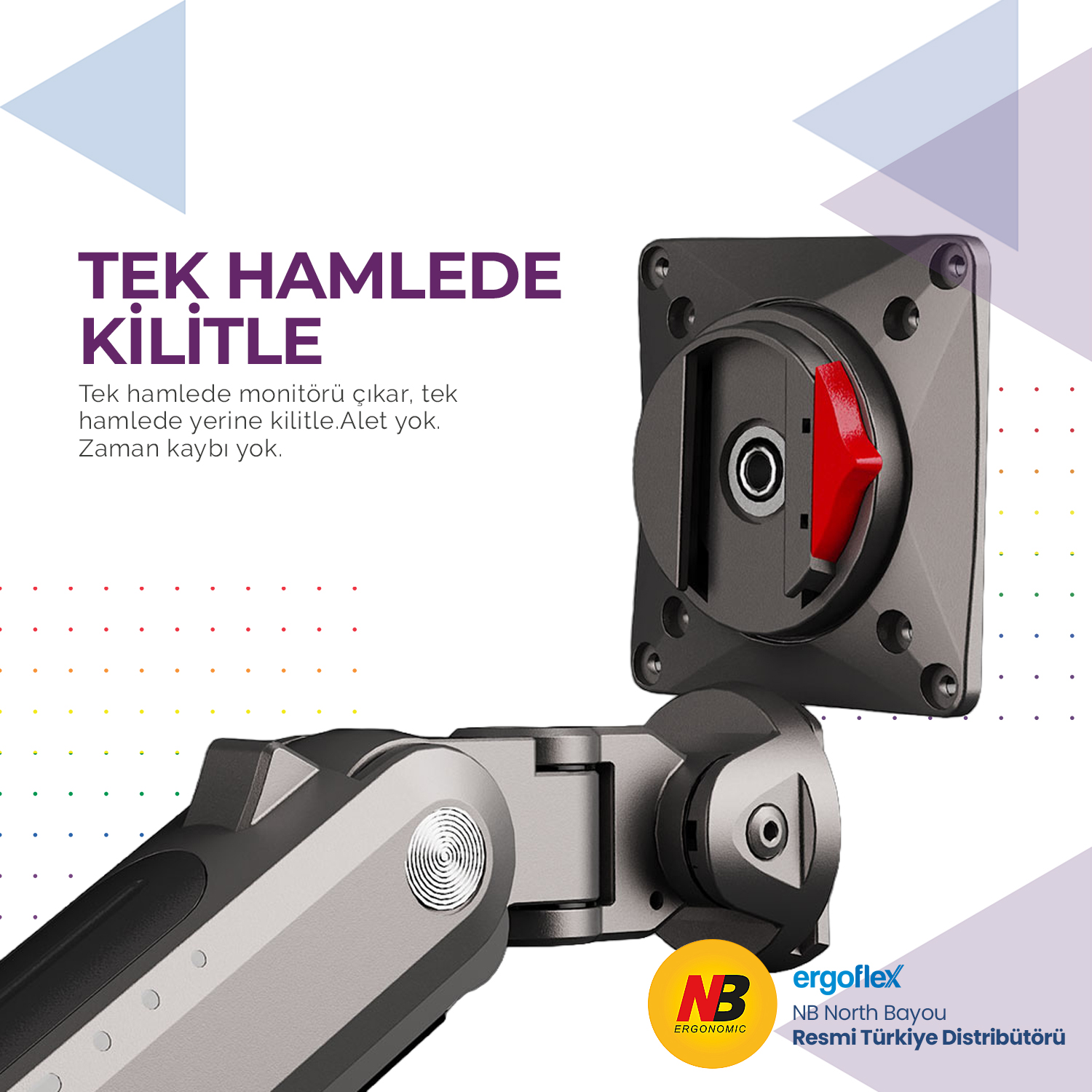 resimler/genel/NB Ergonomic NB A6-Gaming , Profesyonel Oyuncu Monitör Standı