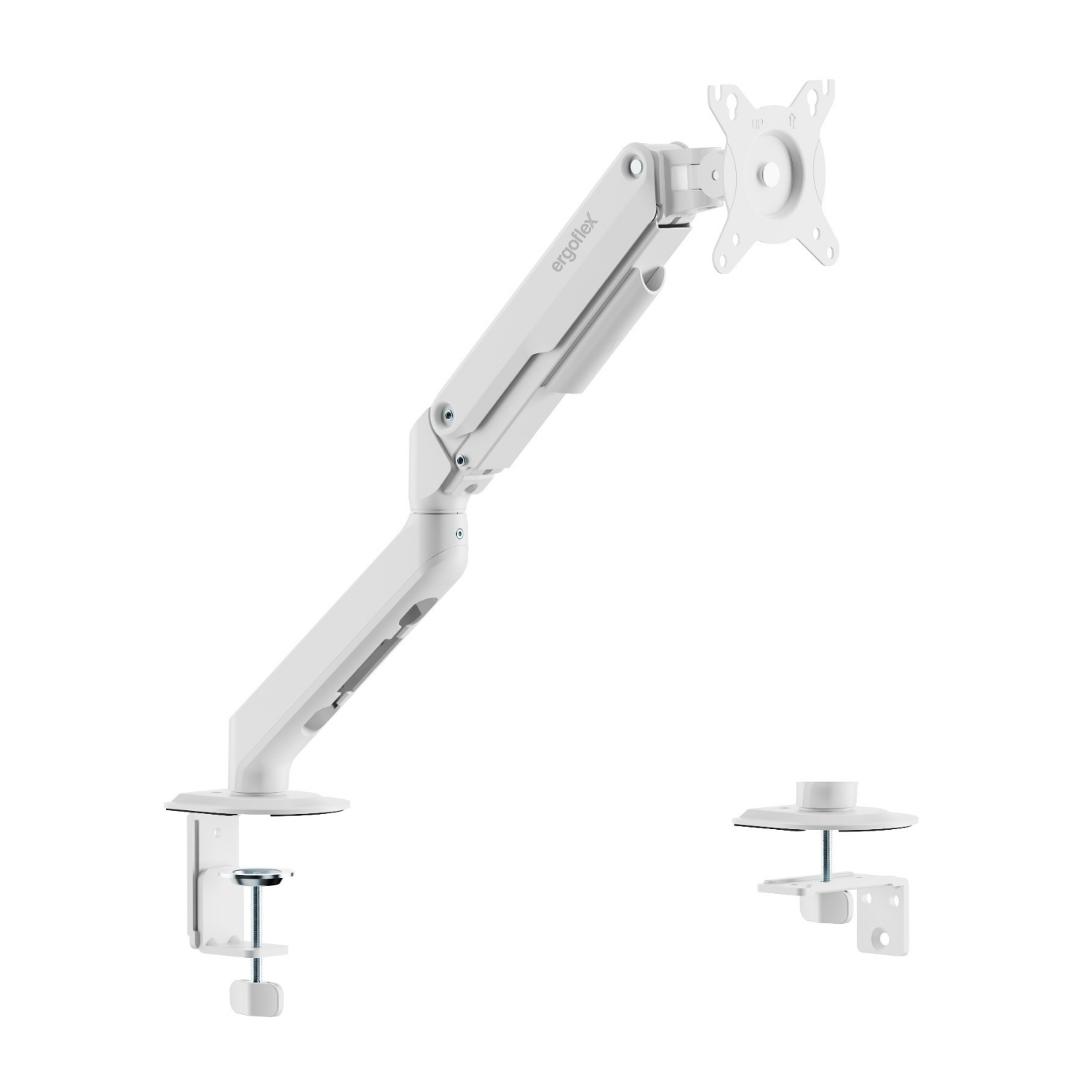 Ergoflex EF X8 Beyaz 17-32inch Uyumlu Amortisörlü 2-9 kg Monitör Standı 2026 Versiyon