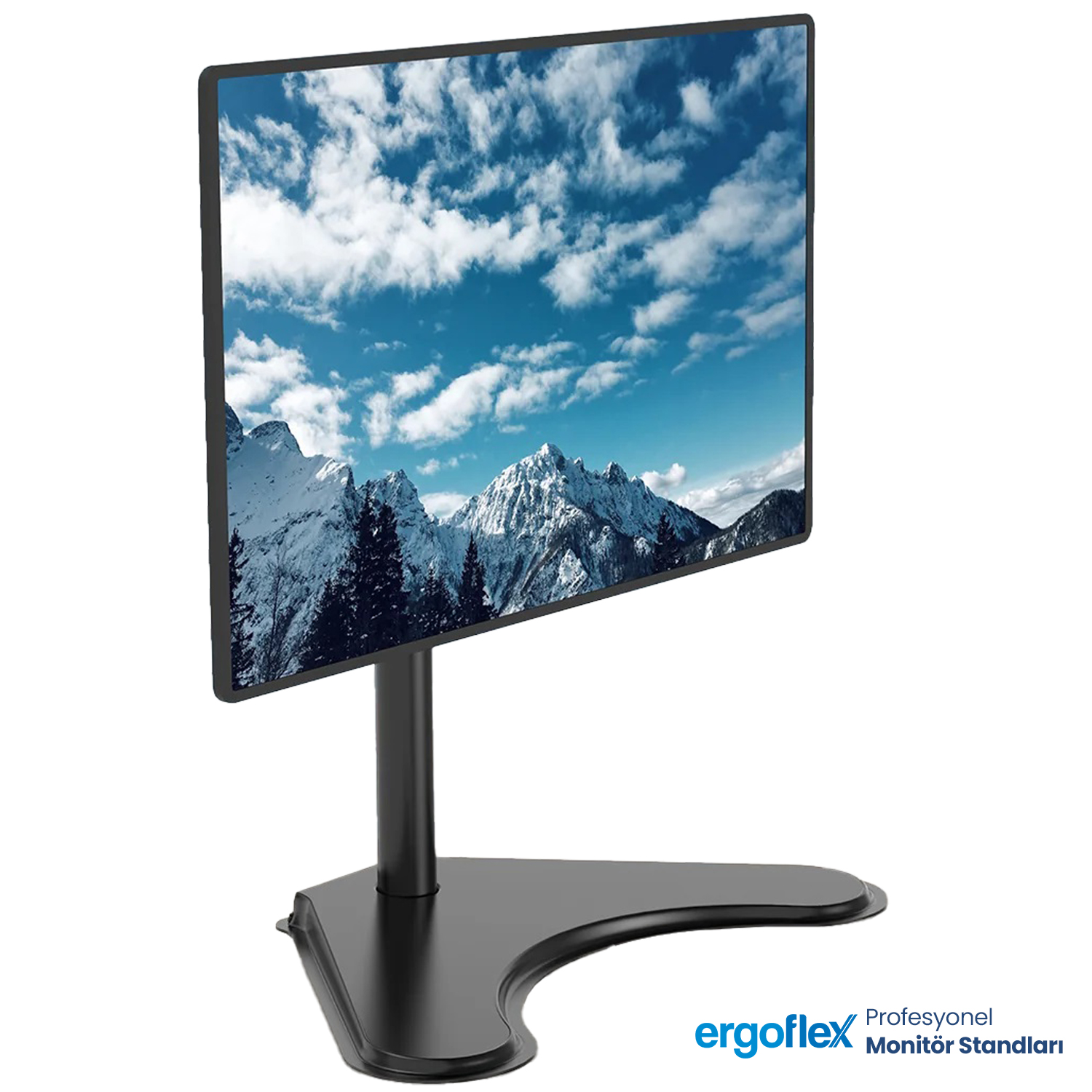 Ergoflex EF71 13-27inch Tek Kol Asansörlü 2-8 kg Masaüstü Monitör Standı