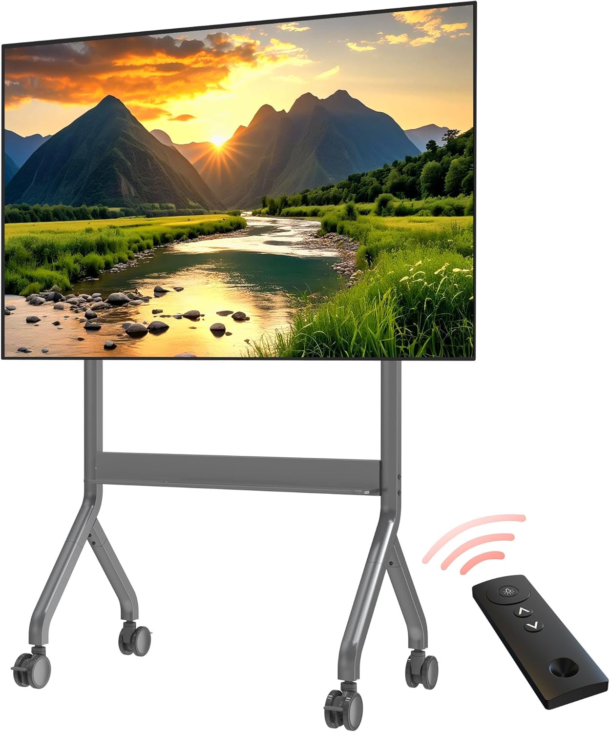 NB North Bayou P150 Motorlu & Kumandalı 75-90inch Profosyonel TV Standı