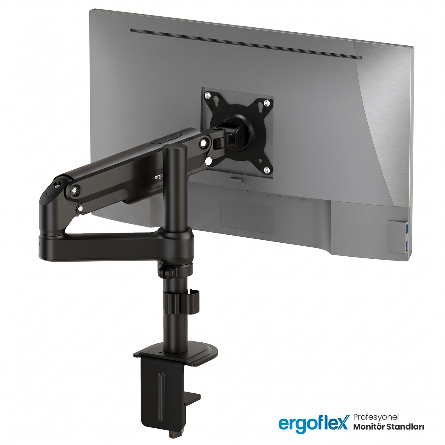 Ergoflex S8 Siyah 17-32inch Amortisörlü 9 kg Monitör Standı 2026 Versiyon