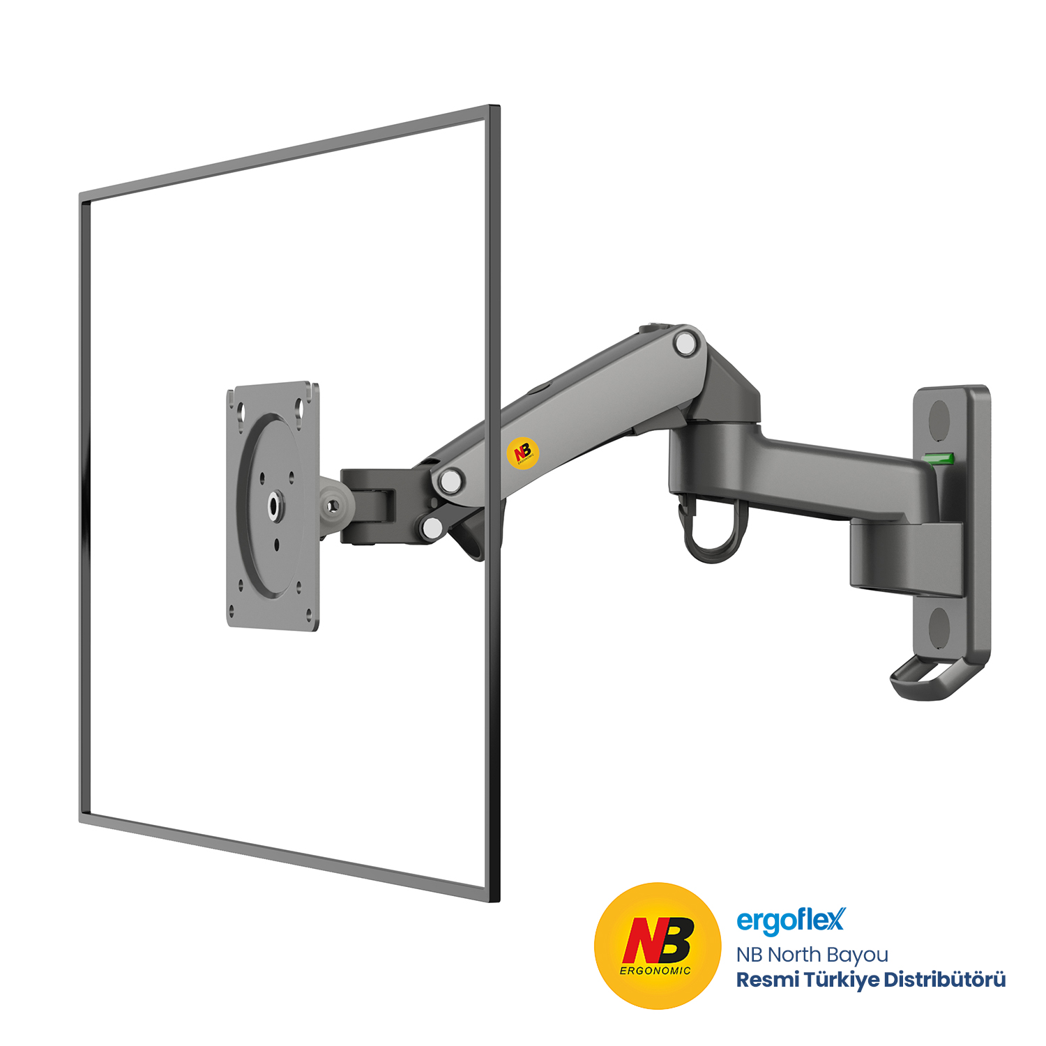 NB Ergonomic NB F150 17-35inch Duvara Montaj Monitör Standı